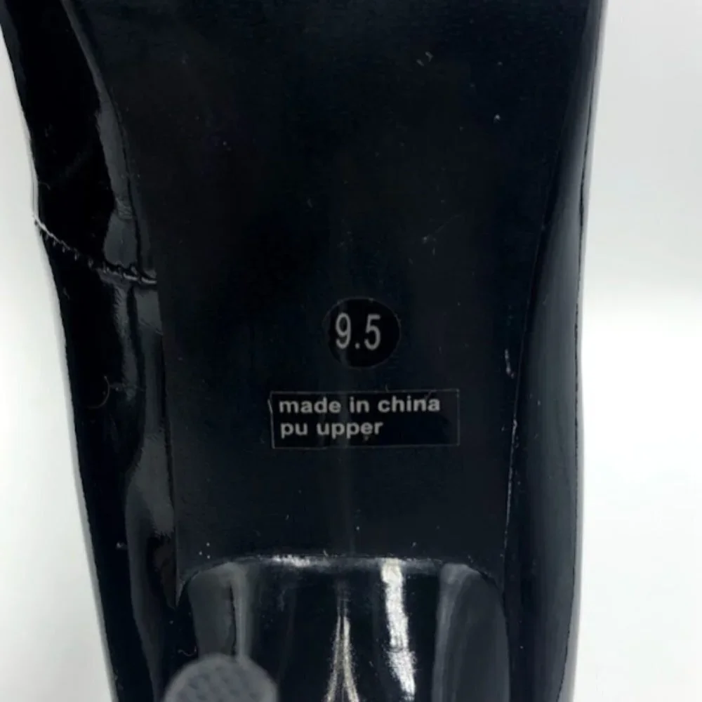 Highest Heel Collection Women's Black Patent Pump